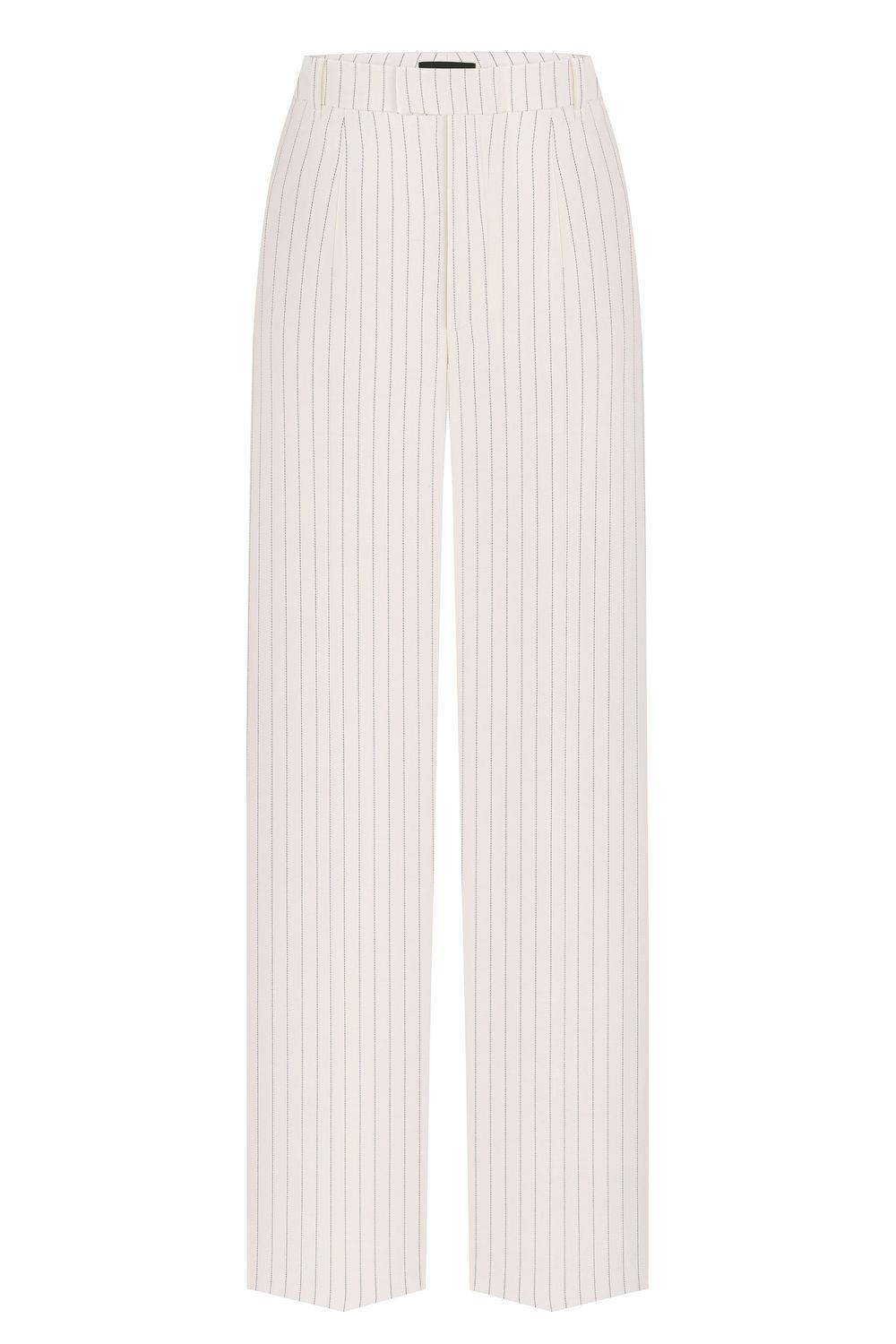 Striped wool trousers