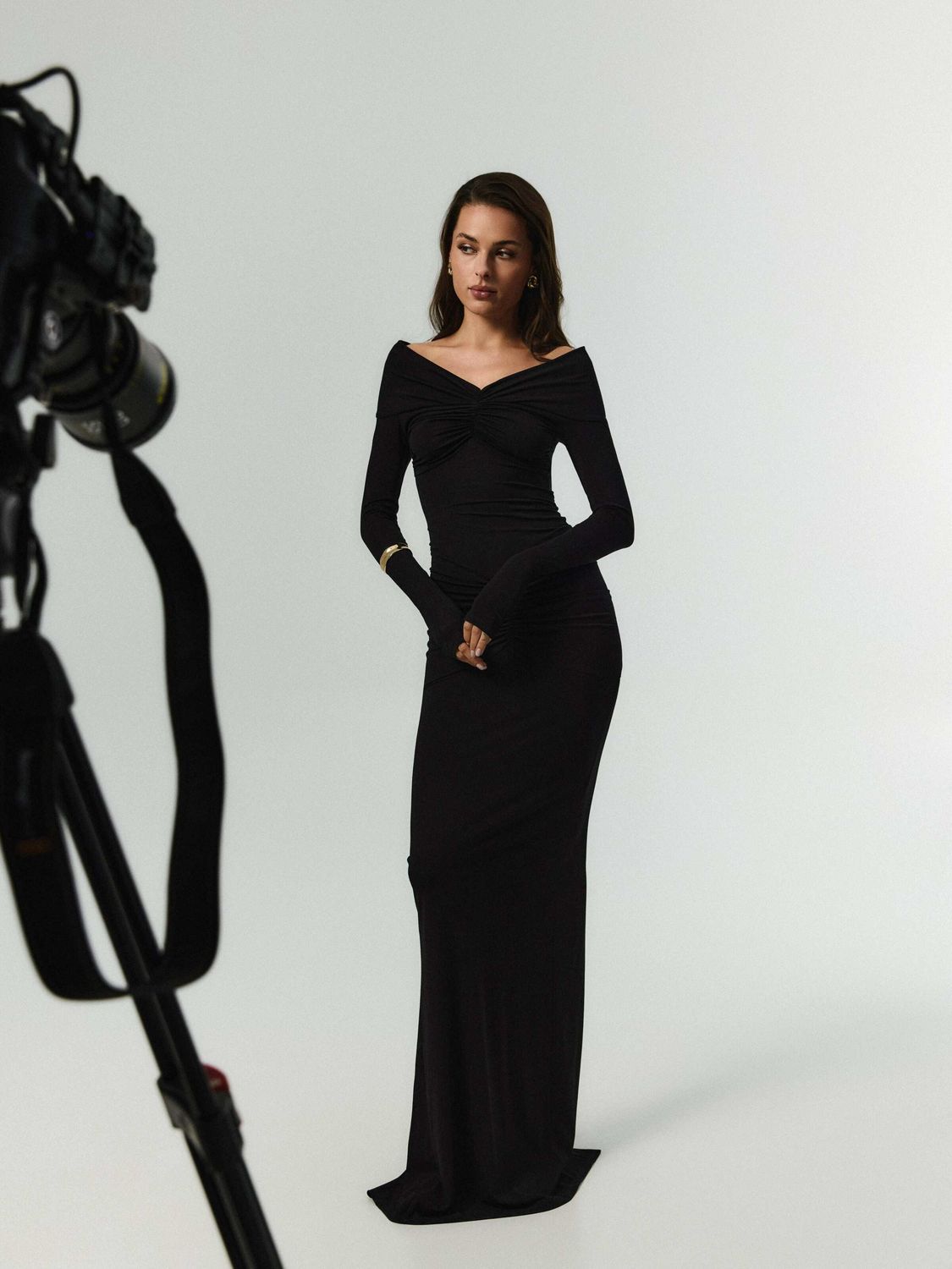 Off-the-shoulder dress
