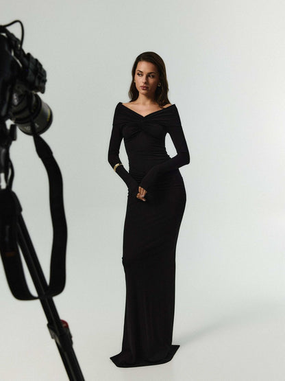 Off-the-shoulder dress