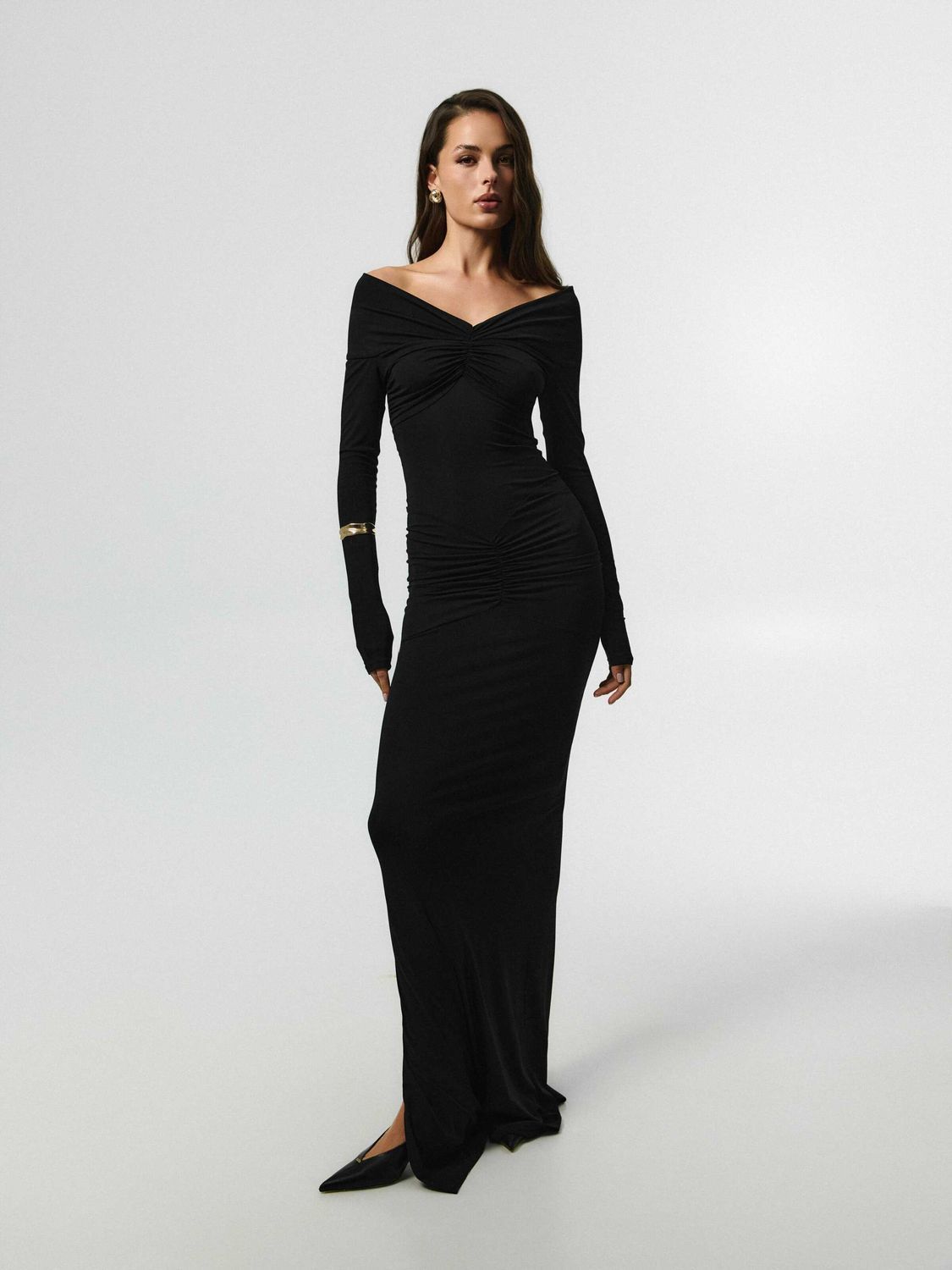 Off-the-shoulder dress