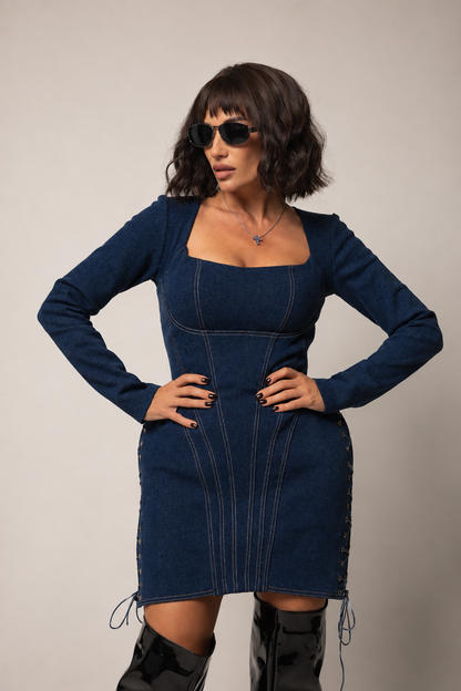 Сукня KSENA із довгим рукавом — Bustier Brand